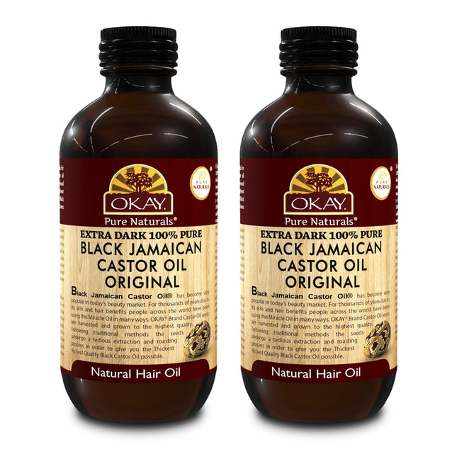 Okay MEN Castor Oil Beard & Hair Growth Oil - Beard Growth Oil Treatment for Men