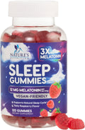Sleep Gummies with Melatonin - Extra Strength Sleep Gummy, 12 Mg Melatonin, Natural Melatonin Gummy, Occasional Sleep Support Supplement for