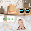 SALKING 2-In-1 Ultrasonic Essential Oil Diffuser & Himalayan Salt Lamp, Aromatherapy Diffuser Cool Mist Humidifier with Auto off Function, 100%