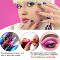 LemonSac 15PCS Colorful Eyeliner Pen Set, Eye Shadow Pencil, Pearl & Matte Metallic Glitter Eyeliner for Women, Eye & Lip Liner, Professional Eye