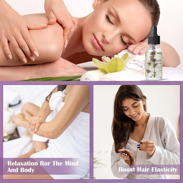 Spa Gift Baskets for Women - Spring Bath and Body Works Set, Relaxing Sympathy Box for Mom, Sister, Wife, Lover Purple