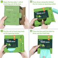 Compostable Trash Garbage Bags,Ayotee 13-15 Gallon Tall Kitchen Trash Bags,Heavy Duty Unscented 1.18Mils 55 Liter,60 Count,Strong Thicken Rubbish
