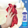 3 Pack Sprayway Glass Cleaner W/Microfiber Cleaning Cloth - Streak-Free Shine, Safe Formula, Multi Surface Glass, Door, Mirror & Window Cleaner