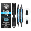 Viking Revolution Beard Pen (2 Pack) - Black Beard Pencil Filler for Men Lapiz para Barba de Hombre - Beard Filler for Men Waterproof Beard