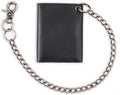 Dickies Men's Trifold Chain Wallet One Size Dark Black