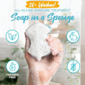 Spongables Pedi Scrub Foot Exfoliating 20+ Wash Sponge, Clean & Fresh, 3 Count Clean and Fresh 1 Count (Pack of 3)