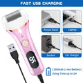 Electric Foot Callus Remover, Rechargeable Portable Electronic Foot File Pedicure Kits, Waterproof Foot Scrubber File, Professional Pedicure