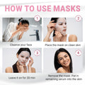 VIABEAUTY 12 Pack of Collagen Face Mask with Ceramides - Rejuvenating Facial Sheet Mask, Reduce Wrinkles & Fine Lines - Face Masks Skincare