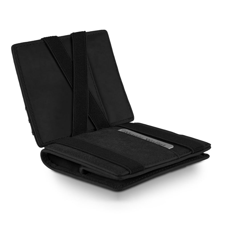 West - RFID Wallet with Coin Pouch + Gift Packaging - Compact & Small Magic Money Wallet - Extra Strong Money Bands