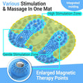 Foot Massager Mat 2PCS, Foot Reflexology Mat with Magnetic Therapy, Standing Desk Mat Acupressure Mat for Feet Relaxation, Pressure Point Mat for