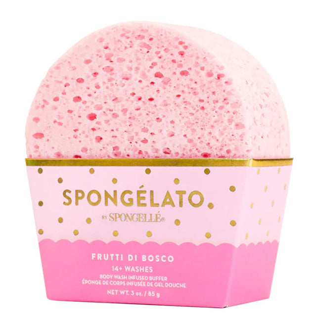 Spongelato Loofah Exfoliating Body Scrubber by Spongelle | Infused with Body Was