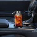 Glass Water Bottles Set of 3, 18 oz, Reusable Water Bottle with Lids, Juice Glass Bottles for Juicing, LeakProof, BPA Free, Container Bottle for