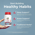 Maryruth Organics Sleep Gummies | Sugar Free | NO Melatonin | L Theanine | Lemon Balm Leaf | Chamomile | Vitamin B6 | Relaxation & Sleep Support |