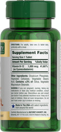 Nature'S Bounty Vitamin B12 1000 Mcg Supplements, Supports Energy Metabolism, 200 Ct