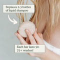 Shampoo Bar | Peppermint + Eucalyptus | Eco-Friendly Shampoo with Travel Container | Natural Salon Quality, Zero Waste & Plastic Free