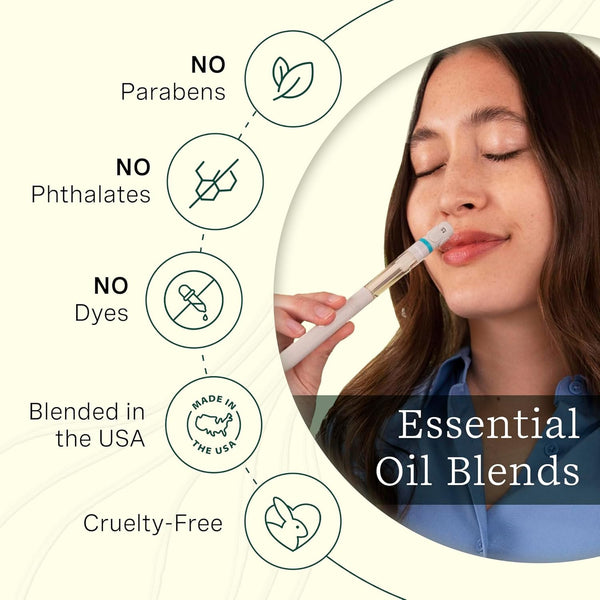 Lifelines Pen Diffuser, in Bloom - 1Mm Black Ballpoint Pen with Scented Essential Oil Blends Ã¢ÂÂ Aromatherapy Diffuser & Sensory Immersion Diffuse