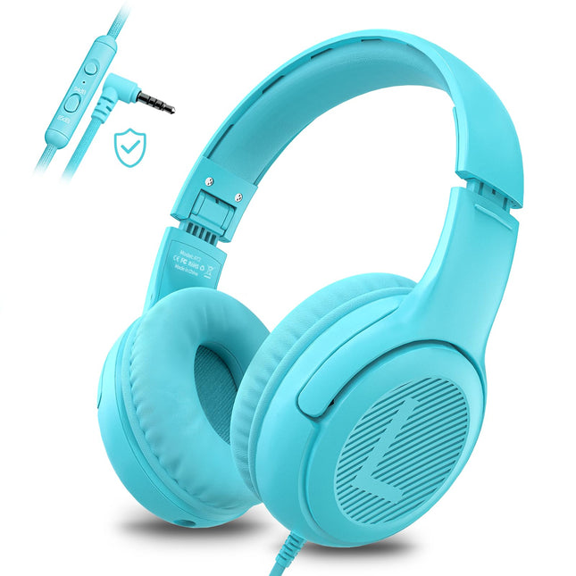 Toddler Kids Headphones Wired - Headphones for Kids Volume Limit 85/94dB Headset 3.5mm Jack Adjustable Foldable Headsets