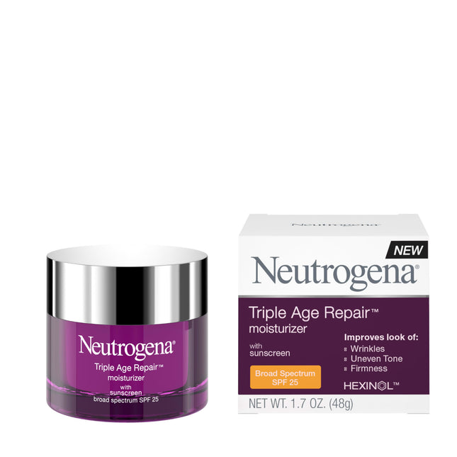 Neutrogena Triple Age Repair Anti-Aging Daily Facial Moisturizer with SPF 25 Sun