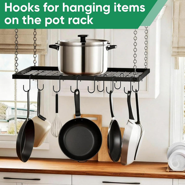 ESFUN 24 Pack 3 inch Heavy Duty S Hooks Pan Pot Holder Rack Hooks Hanging Hangers S Shaped Hooks for Kitchenware Pots Utensils Clothes Bags Towels