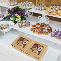 60 pcs Bakery Boxes with Window, 6 x 6 x 3 inches, Kraft Cookie Boxes Pastry Boxes for Baked Goods (Brown)