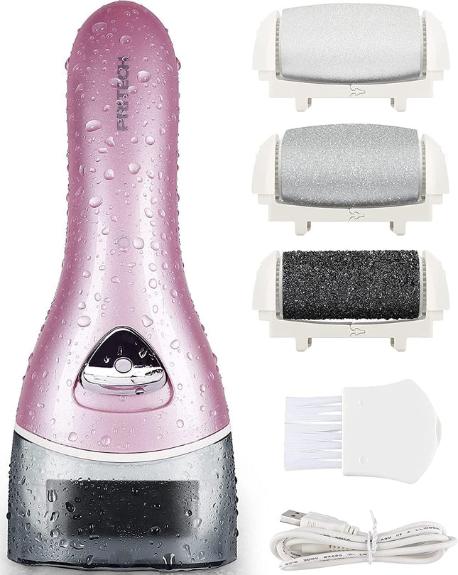 Electric Foot Callus Remover, Electronic Foot File Pedicure Kits, Rechargeable Portable Callus Remover for Feet, Profess