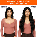 Full Shine Weft Hair Extensions Human Hair Jet Black Straight Human Hair Bundles For Women Sew In Hair Extensions Real Hair Weft Extensions Soft