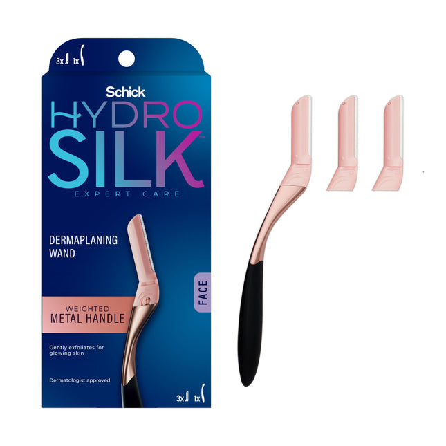 Schick Hydro Silk Dermaplaning Wand, Dermaplaning Tool for Face | Dermaplane Raz