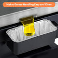 50-Pack Griddle Accessories for Blackstone - Grease Cup Liners Compatible with Blackstone 5017 Griddle, Aluminum Foil Drip Pan Disposable Grease
