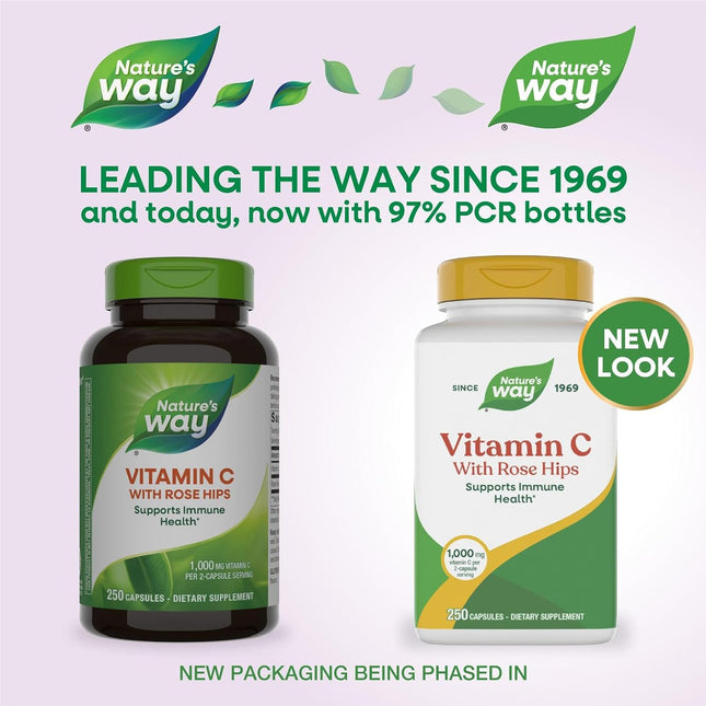Nature'S Way Vitamin C with Rose Hips - Powerful Antioxidant Protection* - Suppo
