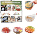 50Pcs Disposable Plastic Food Cover, Cling Film, Elastic Food Cover, Refrigerator Fruit Food, Elastic Dustproof Bowl, Cup Cover, Kitchen Cling