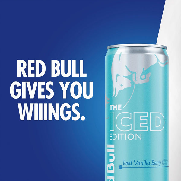 Red Bull Iced Vanilla Berry Energy Drink, with 114mg Caffeine plus Taurine & B Vitamins, 12 Fl Oz, Pack of 24 Cans Iced Vanilla Berry 12 Fl Oz, 24pk