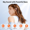Occiam Wireless Earbuds Bluetooth Headphones Ear Buds 96Hrs Playback Sport Over-Ear Waterproof Wireless Headphones Earphones with Earhooks ENC