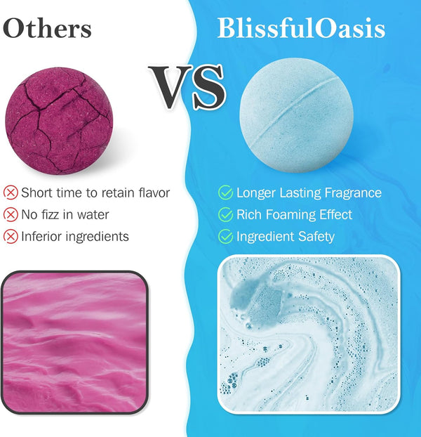 Mother'S Day Bath Bombs Set, 7 Packs Bubble Fizzies Relaxation with Shea Butter, Dry Skin Moisturize, Birthday, Idea for Women, Wife, Girlfriend