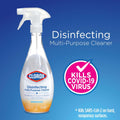 Clorox Disinfecting Multi-Purpose Cleaner Starter Kit, Household Essentials, One Reusable Spray Bottle Plus 2 Refills 2 Count (Pack of 1)
