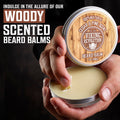 Viking Revolution 4 Beard Balm Variety Pack (1Oz Each) - Sandalwood, Pine & Cedar, Bay Rum, Clary Sage - Styles, Strengthens and Softens Beards