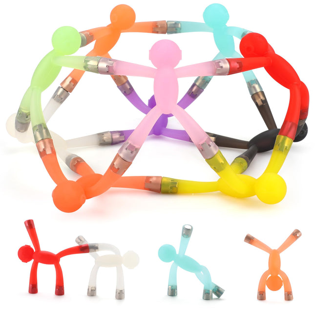 Boxgear Magnet Men Ã¢ÂÂ 10-Piece Magnetic Travel Toys: Magnetic Kids Toys, Roa