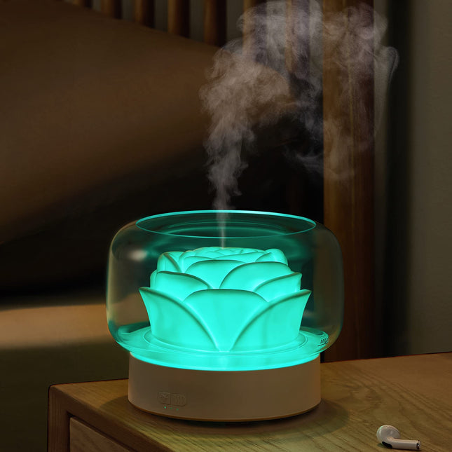 Diffusers for Essential Oils Large Room: SEVEYEE 500Ml Aromatherapy Diffuser for