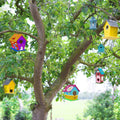 Hapray 2 Pack Bird House Kit, DIY Birdhouse Kits, Wooden Crafts Arts for Children to Build and Paint (Includes Paints & Brushes) for Kids Girls