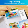 MaxGear 30 Pack 4x6 Photo Sleeves for 3 Ring Binder (180 Pictures),3 Pocket 4" x 6"-3 pockets 30 pack