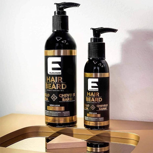 E Elegance Hair & Beard Conditioning Oil - Highly Moisturizing And Lightweight Beard Conditioner For Men, Great Smell, 3.38 Oz 10.1 Ounce (Pack of 1)