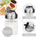Aelga Glass Sugar Dispenser with Pour Spout, Weighted Pourer, Coffee Bar Accessories for Coffee, Tea and Baking 1