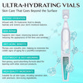 Hyaluronic Acid Serum for Face, 3% Hyaluronic Acid Serum Ultra-Hydrating Tube, anti Aging Single-Use Vials Skincare for Dry Skin, Smoother Skin,