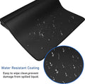 Large Extended Gaming Mouse Pad with Stitched Edges, (31.5X15.7In) Durable Non-Slip Natural Rubber Base, Waterproof Computer Keyboard Pad Mat for