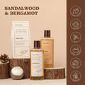 Bath Gifts for Men Dad Birthday Gifts Spa Kit Cedar & Bergamot Mens Gift | Bath Gift Set and Shower Gift Bath and Body Gift Basket Set Mans Gift