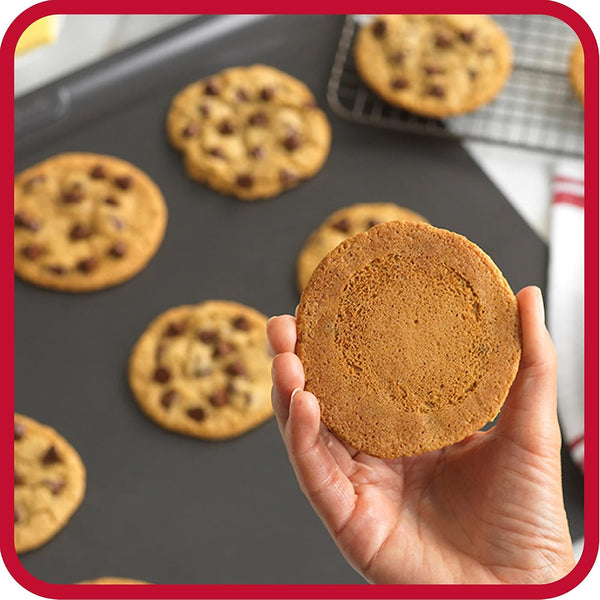 GoodCook AirPerfect Insulated Cookie Sheets Set of 2 Nonstick Carbon Steel Construction Pans for No-Burn Baking with Ergonomic Grip, 16 x 14-Inch,