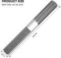 2PCS 8in 4 Way Wood Rasp File, Premium Grade High Carbon Hand File and Round Rasp, Half Round Flat & Needle Files, Multifunctional Hand File for