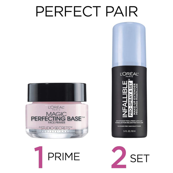 L'Oreal Paris Magic Perfecting Base Face Primer, 0.5 FL (Oz)