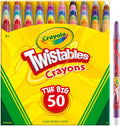 Crayola Mini Twistables Crayons for Kids (50Ct), Arts & Crafts Supplies, Toddler Crayons for Coloring Books, Kids Easter Basket Essentials & Stuffers