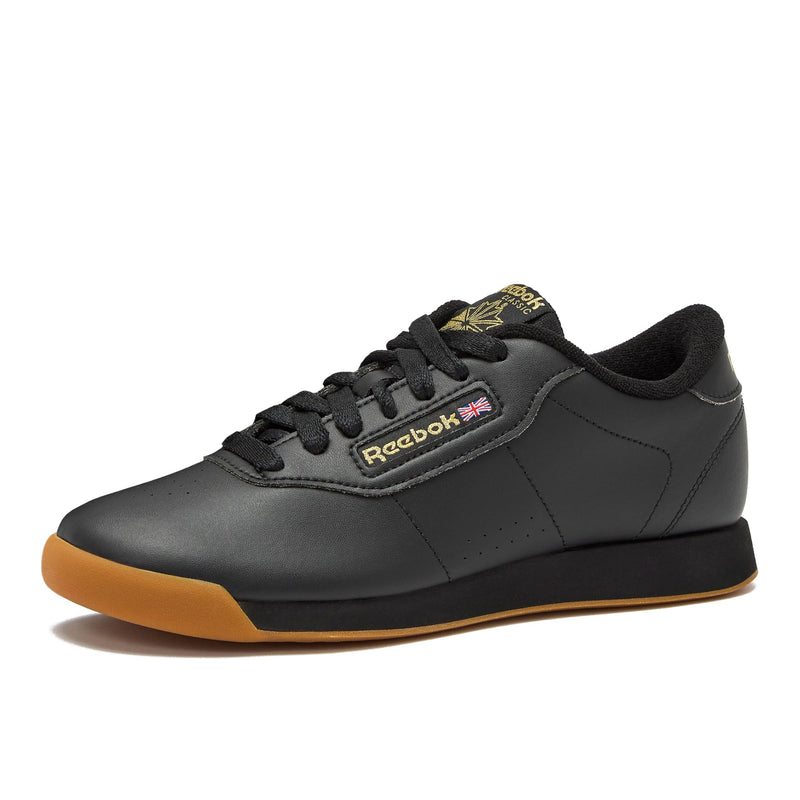 Reebok Princess Sneakers for Women, Comfortable Walking or Tennis Womens Shoes 9 Black/Gum