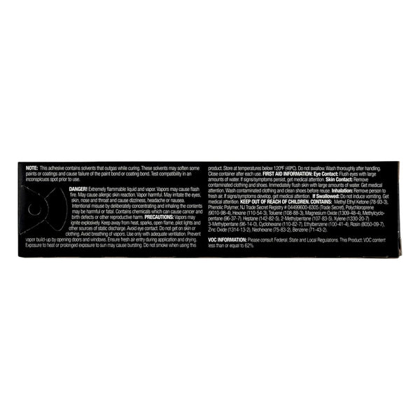 3M Black Super Weatherstrip and Gasket Adhesive, 08008, 5 fl oz, 1 Per Pack Black 5 fl. oz.